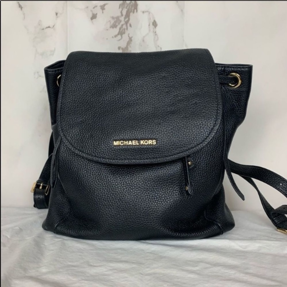 Michael Kors Riley Large Leather Backpack